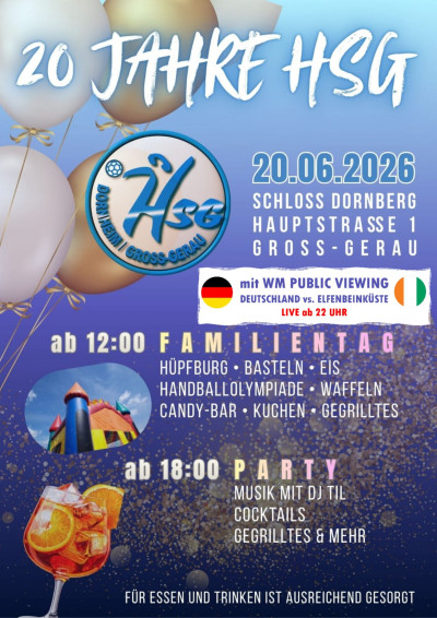 20 Jahre HSG &ndash; Jubil&auml;umsfest 2026