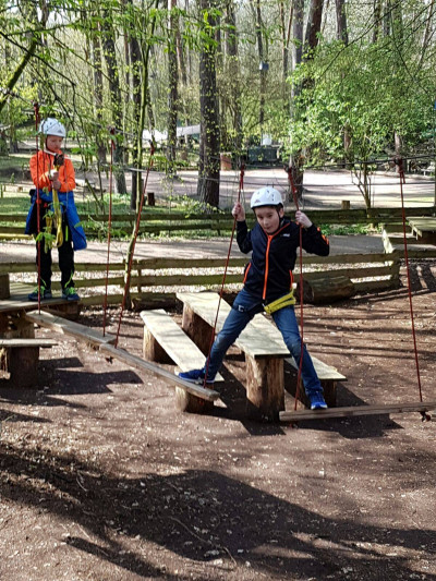 Saisonabschluss M&auml;nnliche E-Jugend 2015/2016 Kletterwald