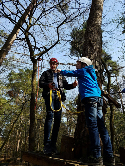 Saisonabschluss M&auml;nnliche E-Jugend 2015/2016 Kletterwald