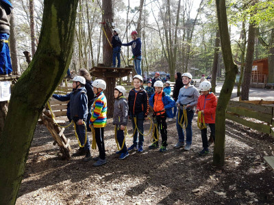 Saisonabschluss M&auml;nnliche E-Jugend 2015/2016 Kletterwald