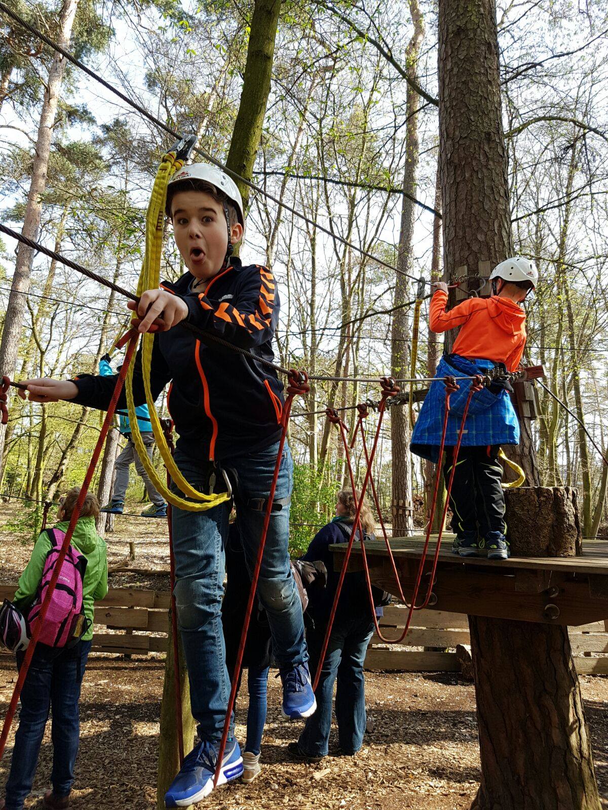 Saisonabschluss Männliche E-Jugend 2015/2016 Kletterwald