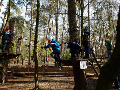 Saisonabschluss M&auml;nnliche E-Jugend 2015/2016 Kletterwald