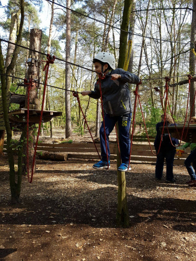 Saisonabschluss M&auml;nnliche E-Jugend 2015/2016 Kletterwald