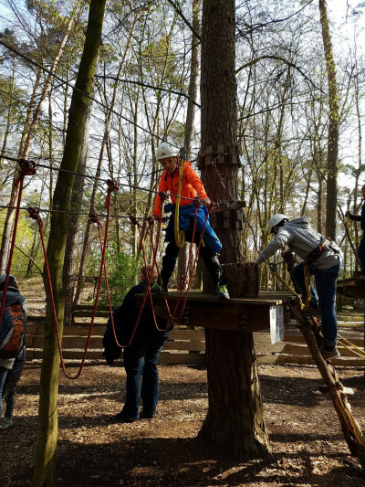 Saisonabschluss M&auml;nnliche E-Jugend 2015/2016 Kletterwald